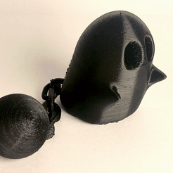 ghost.gif STL file ghost prisoner cute・3D printer design to download, smart3D