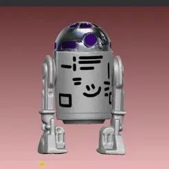 Arturito.gif 3D file Star-Wars R2d2 Kenner Kenner Style Action figure STL OBJ 3D・3D printing design to download, DESERT-OCTOPUS