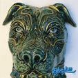 guardiandellaves.gif Pitbull Key Guard Dog Wall Sculpture Unsupported Sculpture Print in place