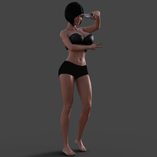 Julia takes a selfie of her boobs - STL 3D Printer