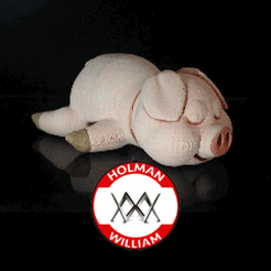 pueco.gif STL file piggy bank piggy・3D printing template to download, williamartista