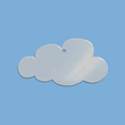 nube-less.gif STL-Datei Cloud earrings・3D-druckbares Modell zum herunterladen, InmortalStudios
