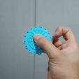 ezgif.com-gif-maker.gif Free STL file !!!FREE!!!-Print in place fidget spinner - It is Addictive!!!・3D print design to download