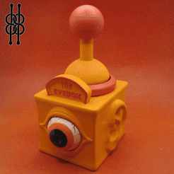 ezgif.com-gif-maker-26.gif STL-Datei ANIMATRONICS MECHANISCHES BEWEGLICHES AUGE - KEINE ELEKTRONIK ERFORDERLICH - KOMPLETT 3D DRUCKBAR・Design für den 3D-Druck zum Herunterladen