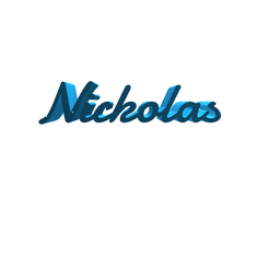 Nickolas.gif STL file Nickolas・3D print model to download