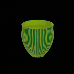 12.gif Archivo STL gratis cuenco / maceta / jarrón / vasija / recipiente / utensilio / decoración・Diseño imprimible en 3D para descargar