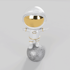 Spaceman.gif Файл STL Симпатичный космонавт [Первый шаг на Луне]・3D модель для печати скачать