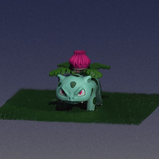 🗝️ IVYSAUR KEYCHAIN・ STL File for 3D printing・Cults