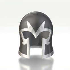 ezgif.com-gif-maker-2.gif STL file Magneto Helmet X-Men Dark Phoenix Replica・3D printing template to download