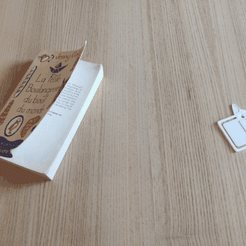 GIF_Sneaky cat bookmark.gif STL-Datei Sneaky cat bookmark kostenlos・3D-Druck-Idee zum Herunterladen, Arkatz