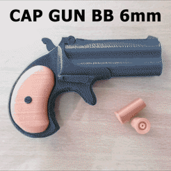 gif-derringer-95-1.gif Fichier 3D Remington Derringer Modèle 95 Cap Gun BB 6mm Entièrement fonctionnel Echelle 1:1・Modèle pour impression 3D à télécharger