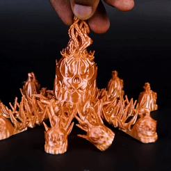 holloween-pumpkin-demon.gif STL file Halloween Pumpkin Demon・3D printable model to download, Point3D