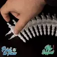 print-in-place.gif STL file ARTICULATED GIANT CENTIPEDE・3D printable model to download