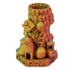 Gif-Trophée-Impression-3D-G3D-PRO.gif Free STL file GRAMMY AWARDS TROPHY 3D PRINTING G3D PRO・3D printing design to download