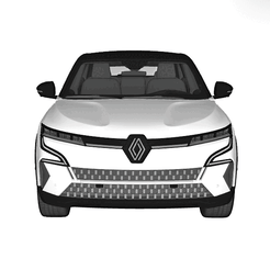 Renault-Megane-E-Tech-2024.gif Fichier STL Renault Megane E-Tech 2024・Design à télécharger et à imprimer en 3D