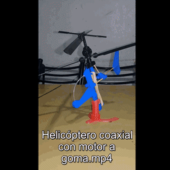 3.gif 3D file ULTRALIGHT COAXIAL HELICOPTER WITH RUBBER ENGINE・3D print design to download