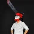 new.gif Chainsaw Man Helmet - Denji Cosplay