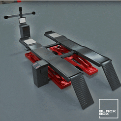 ALIGN-LIFT.gif Archivo 3D Diorama: Elevador de alineación de ruedas para RC y Diecast・Design para impresora 3D para descargar, BlackBox