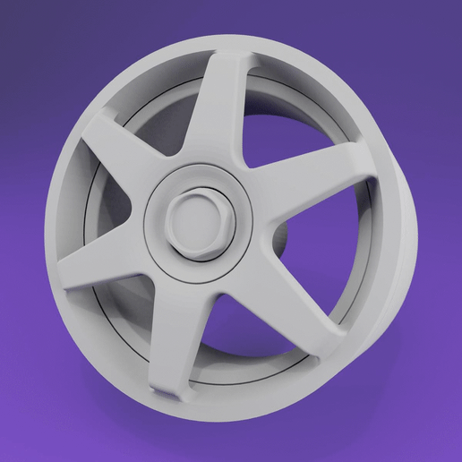 ezgif.com-gif-maker.gif Free STL file Free 3D model - Rotiform Silver Six type - scale model wheel set - 19-20" - rims Free 3D model sample・3D print object to download, PixelSun