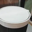 01.gif Table garbage can with lid