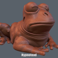 Hypnotoad.gif STL file Hypnotoad (Easy print no support)・3D print design to download