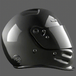 f1-helmet.gif Télécharger fichier STL Casque F1 Jarno Trulli • Objet à imprimer en 3D, Gmeiser