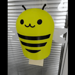 1651219471008.gif Fichier STL gratuit boîte de mouchoirs - abeille battant des ailes・Modèle pour impression 3D à télécharger, linyidao007