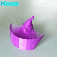 20221120_122008.gif STL file HAIRY FLEXI GNOME TO PRINT IN PLACE・3D printer model to download