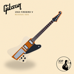 Gibson-1963-Firebird-V-Reissue-VOS.gif Archivo GCODE GUITARRA ELECTRICA | GIBSON FIREBIRD・Objeto de impresión 3D para descargar, ILG3D