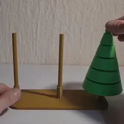 ezgif.com-gif-maker-62.gif STL file Tree hoops stack game - Crex・3D printing template to download