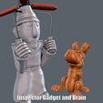 Inspector-Gadget-and-Brain.gif Inspector Gadget and Brain (Easy print no support)