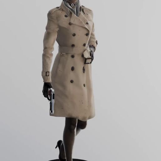 0002.mp4 Ada Wong – Residual Evil 2 with Base Options | STL 3D Print Model