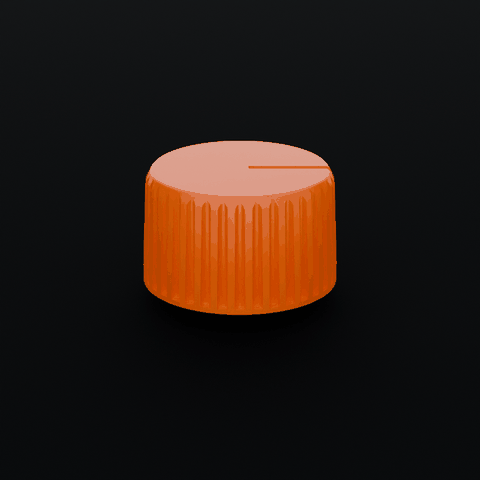 Thumb screw knob for M6 socket head cap screw - knurled knob, 4 sizes 20/25/30/36 mm, no supports
