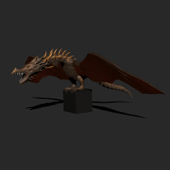 dragón-gif.gif STL file Game of Thrones Dragon・3D printing idea to download, Triel3d