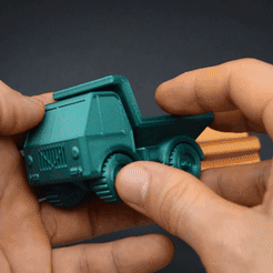 1.gif Файл STL Mini truck・Шаблон для 3D-печати для загрузки