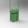 untitled.269.gif 3d parametric bag / container / basket / basket / purse / bag / wallet / clutch / clutch /voronoi