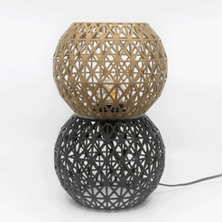 LOnOff.gif STL file Wireframe Desk Lamp・3D printable design to download