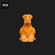 025-Airedale_Terrier_Pose_07.gif Airedale Terrier Dog 3D Print Model Pose 07