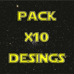 Cuadros star wars.gif -Datei Pack x10 Star Wars Frame designs herunterladen • 3D-Drucker-Vorlage, 3dokinfo