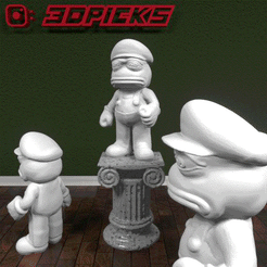mario-pepe2.gif STL file Mario Pepe!・3D printer model to download, 3Dpicks