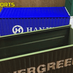 eters ator! STL file shipping container type storage box・3D printing model to download, thayas