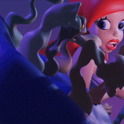 ariel-test2.gif Free STL file Little Mermaid Pin-up・3D printing design to download, DonutTree