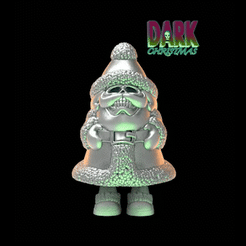 darksanta_AdobeExpress.gif Archivo STL Santa Claus oscuro・Diseño para descargar y imprimir en 3D