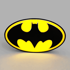 ezgif.com-gif-maker.gif Archivo STL LAMPARA LED BATMAN・Plan imprimible en 3D para descargar