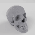 Pixel-Gif.gif Pixelated Skull