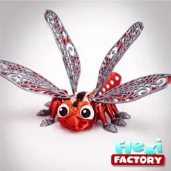 Dan-Sopala-Flexi-Factory-Dragonfly.gif Flexi Factory Print-in-Place Libélula