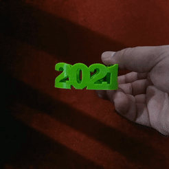 2021 dedos cruzados 2.gif Télécharger fichier STL 2021 croisez les doigts - tex flip • Plan pour impression 3D, leonbusta3d