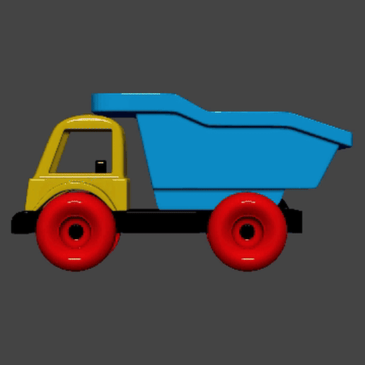 Toy truck 3D model