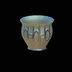 my_project-1.gif Free STL file bowl / flowerpot / vase / vessel / receptacle / utensil / decoration・3D printing idea to download