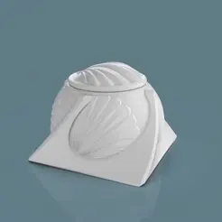 Shell_500x500_12fps.gif Fichier STL Boîte à bijoux en coquillage・Design pour imprimante 3D à télécharger